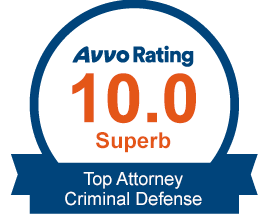 Avvo Rating 10.0 - Top Attorney Criminal Defense