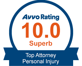 Avvo Rating 10.0 - Top Attorney Personal Injury